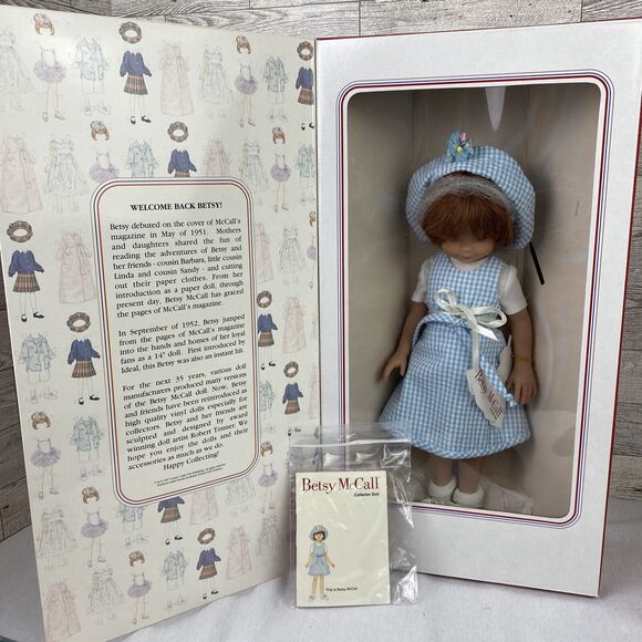 “THIS IS Betsy McCall” Doll 13” Collector 1997 Robert Tonner NIB Auburn Hair